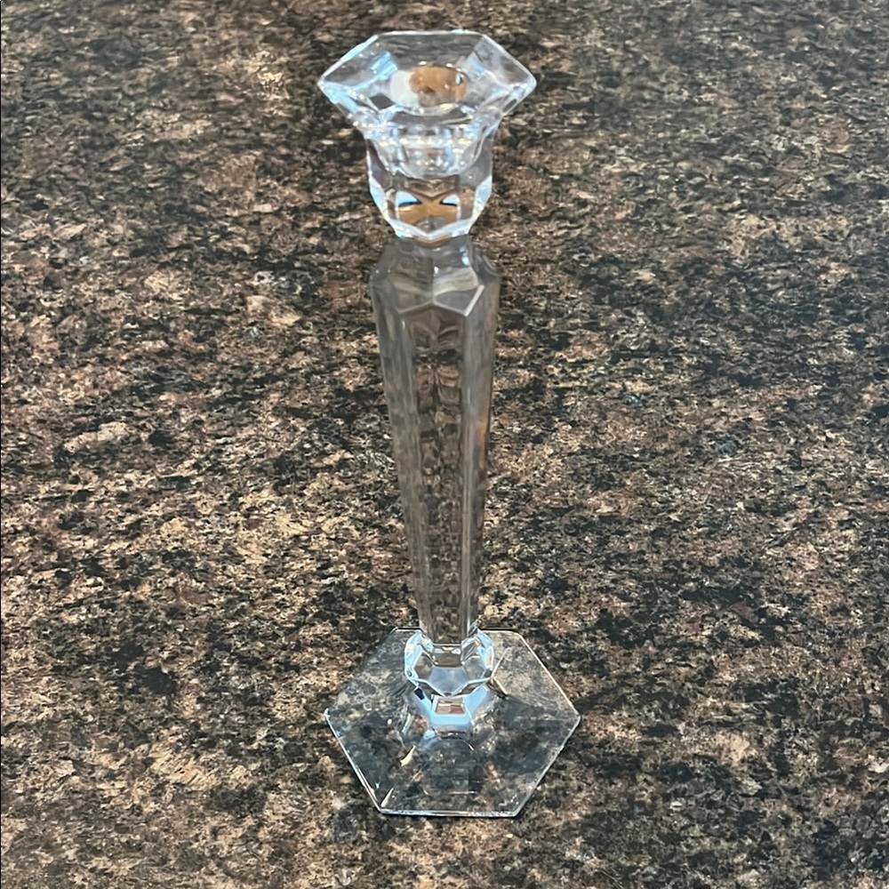 Reed & Barton Crystal Candlestick Vase